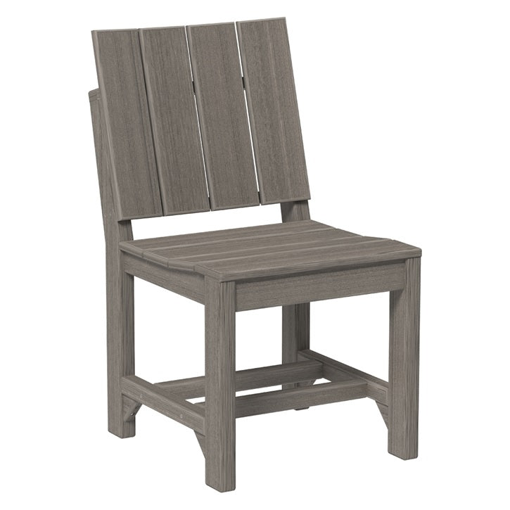 This is the Coastal Gray colored Urban Side Chair on a white background.