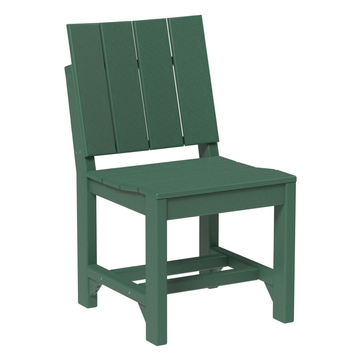 This is the Green colored Urban Side Chair on a white background.