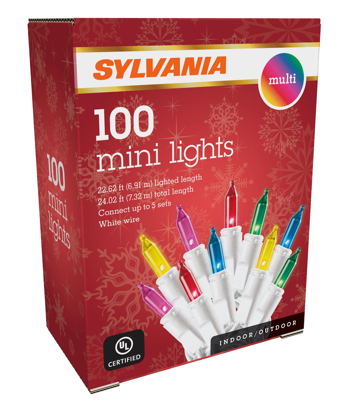 Set of 100 Mini Lights on White Wire