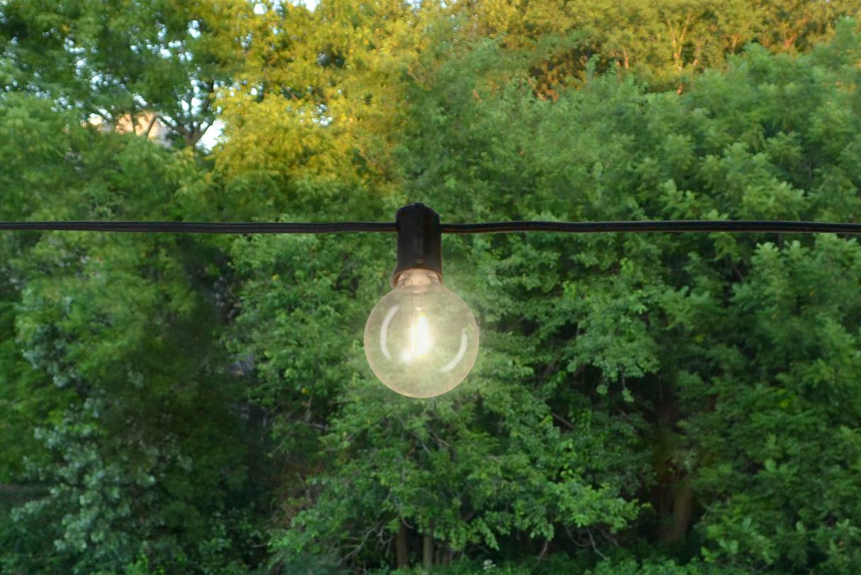 Set of 20 Professional Grade Solar Powered LED G40 Lights