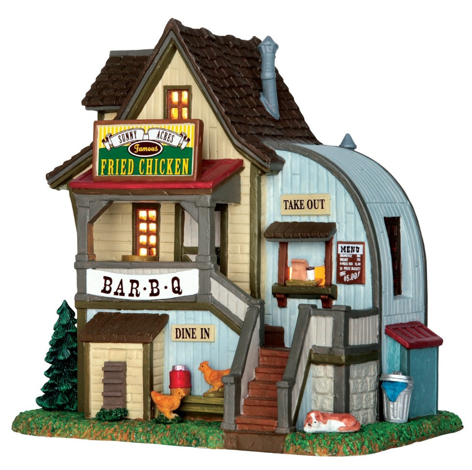 Lemax Harvest Crossing Lighted Building: Sunny Acres Fried Chicken #65124