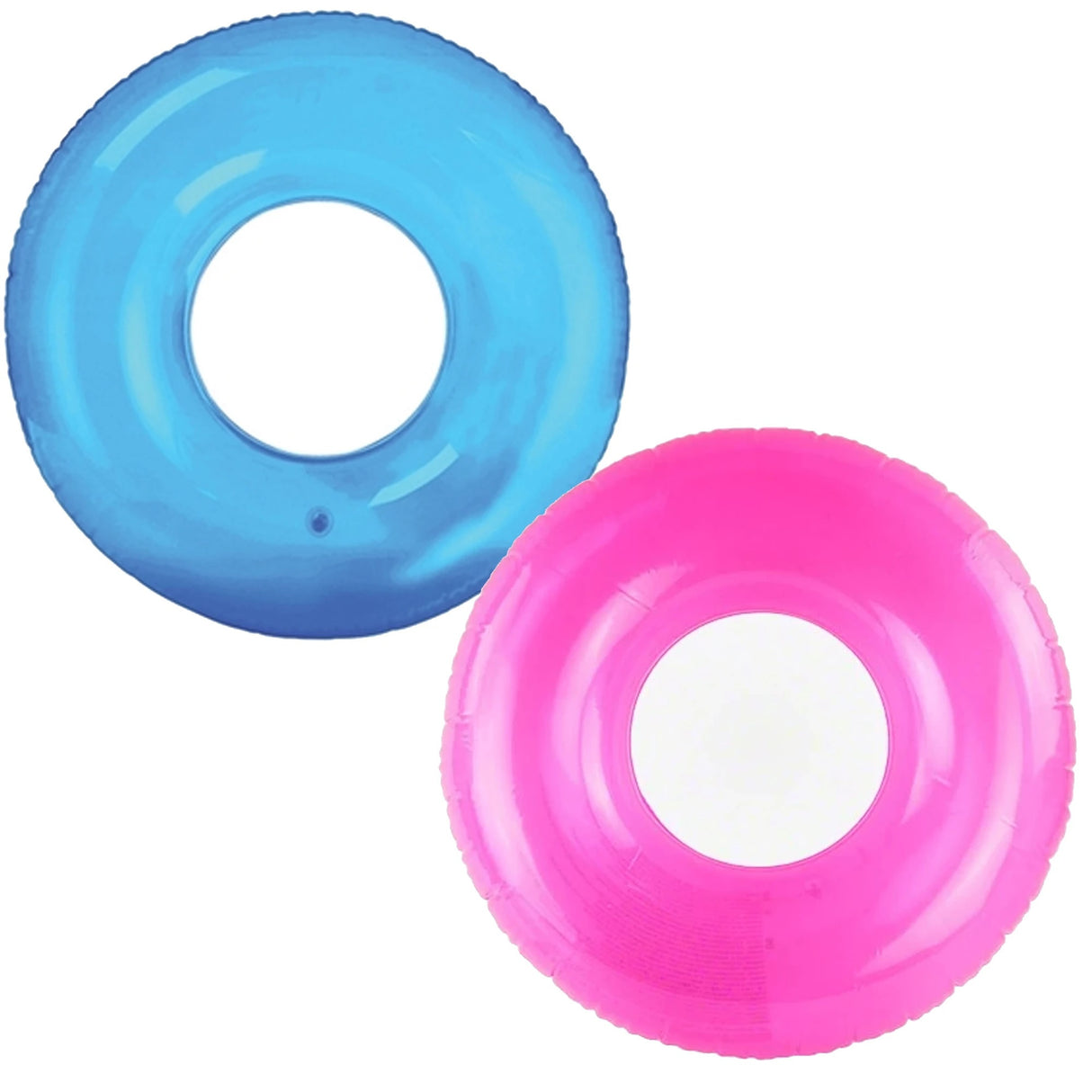 Inflatable transparent inner tubes.