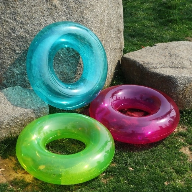 Inflatable transparent inner tubes.