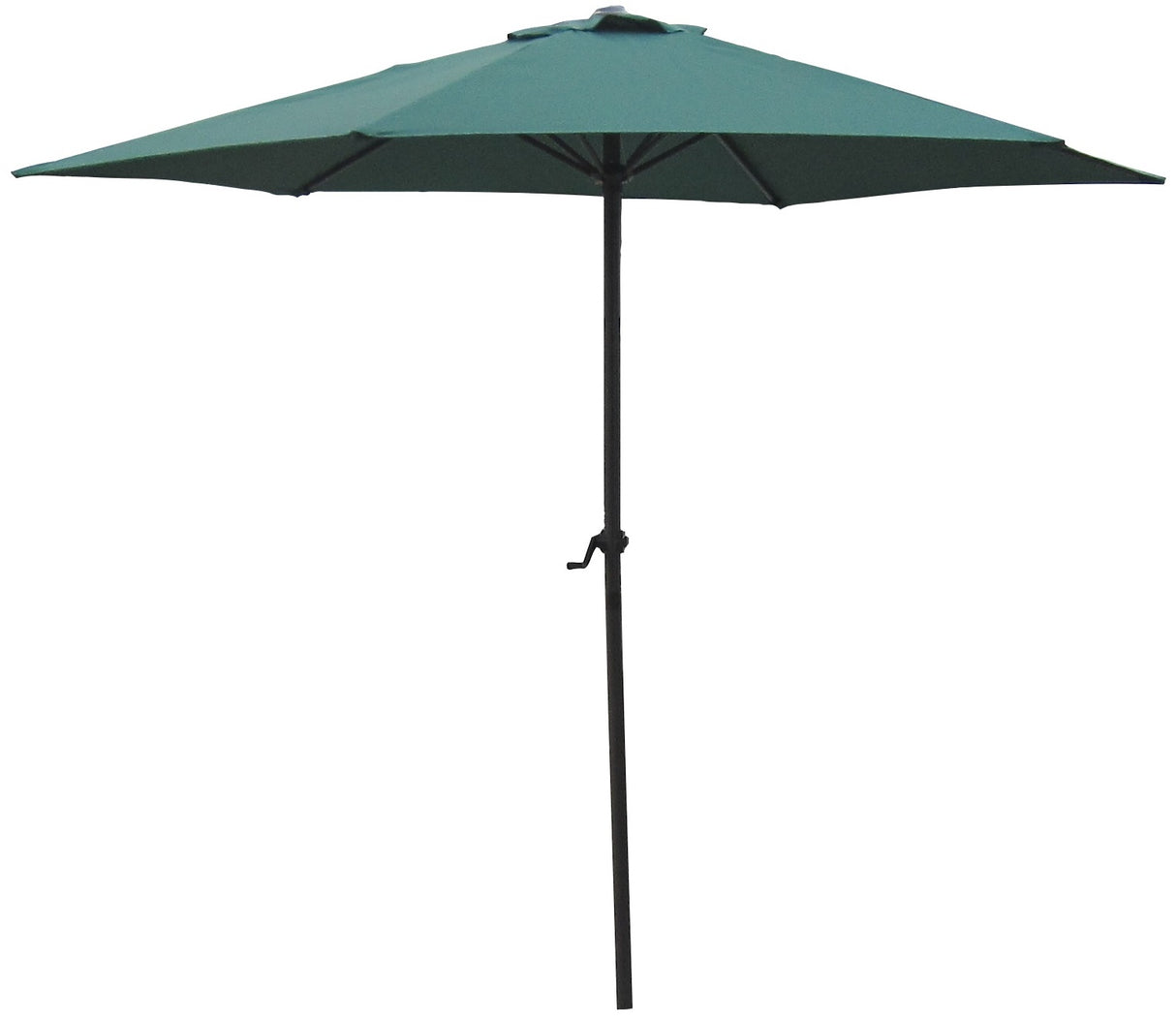 9' Market Bronze Frame Hunter Green Canopy Umbrella