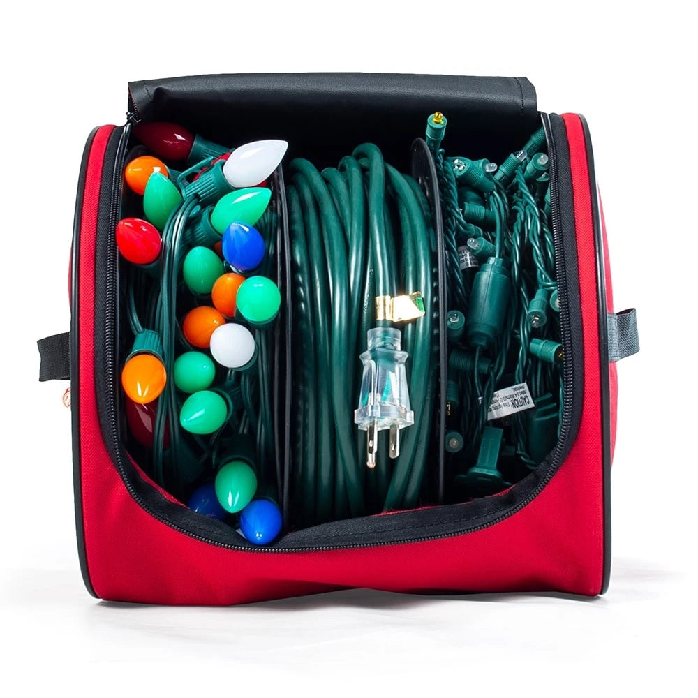 TreeKeeper Santa's Bags Install 'N Store Light Storage Bag with Reels
