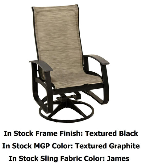 Belle Isle MGP Sling Patio Dining Sets