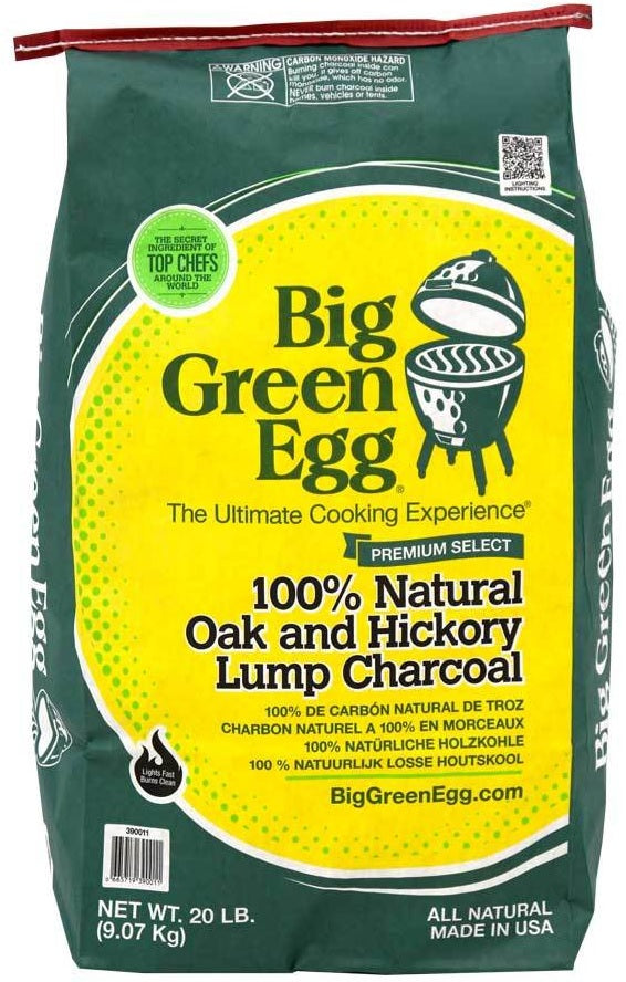 Big Green Egg 100% Natural Lump Charcoal - 20 lb. Bag