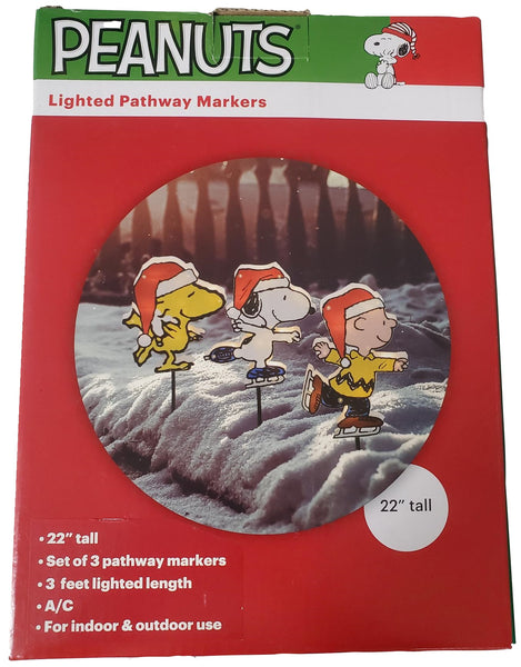 Disney 3-Marker White Christmas Pathway Markers at
