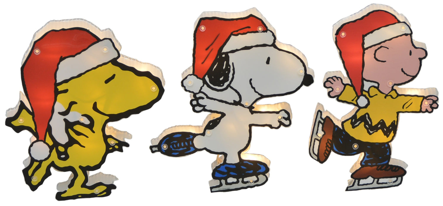 2D Lighted Peanuts® Pathway Markers (Set of 3)