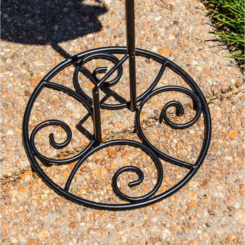 Elegant Swirl Stand Base for Flags/Banners