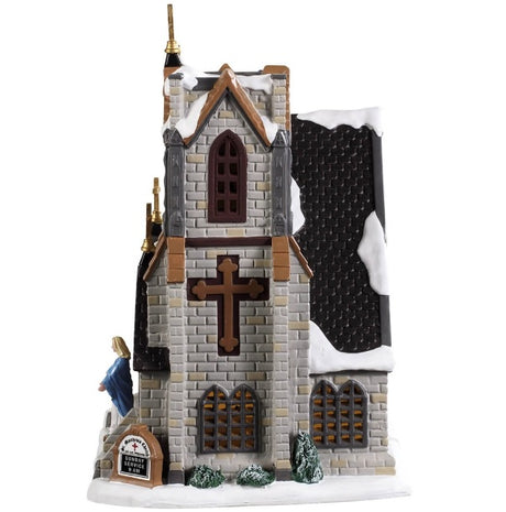 Lemax Caddington Village Lighted Building: St. Matthew's Church #95506