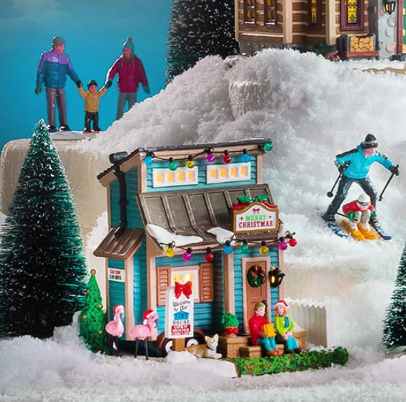 Lemax Vail Village Lighted Building: Our Tiny House #95473