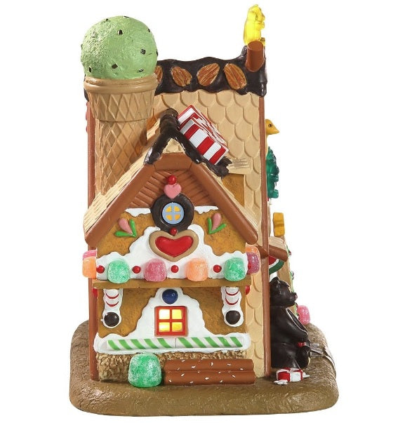 Lemax Sugar N Spice Lighted Building: Gummies & More Candy Store #85436