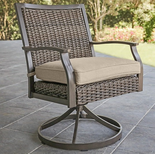 Thatcher Woven Padded Patio Dining Sets