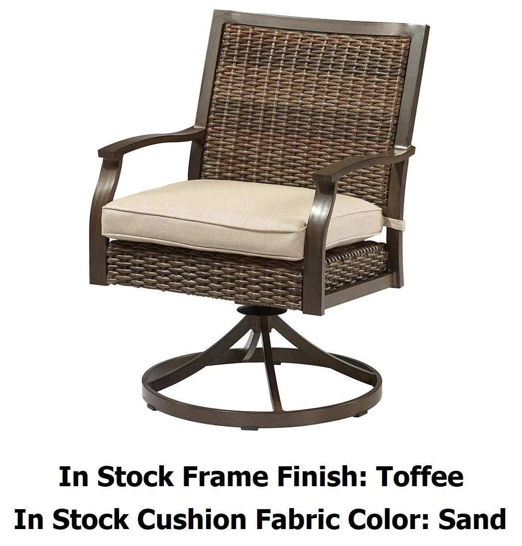 Thatcher Woven Padded Patio Dining Sets