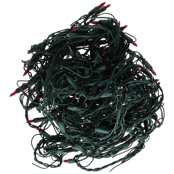 4' x 6' Red Net Style Shrub Christmas Lights
