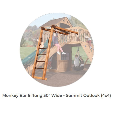 Olympian Outlook XL 4 Play Set by Backyard Adventures