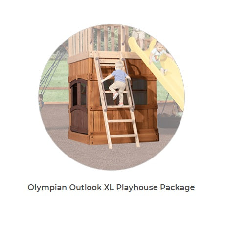 Olympian Outlook XL 4 Play Set by Backyard Adventures