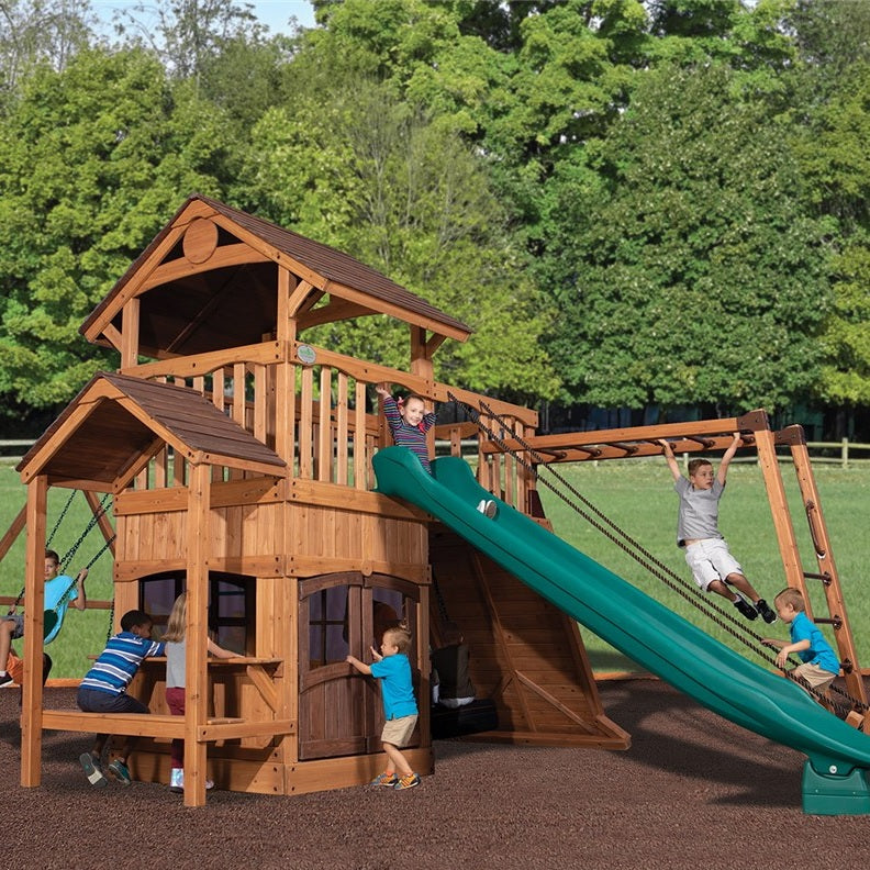 Olympian Outlook XL 4 Play Set by Backyard Adventures