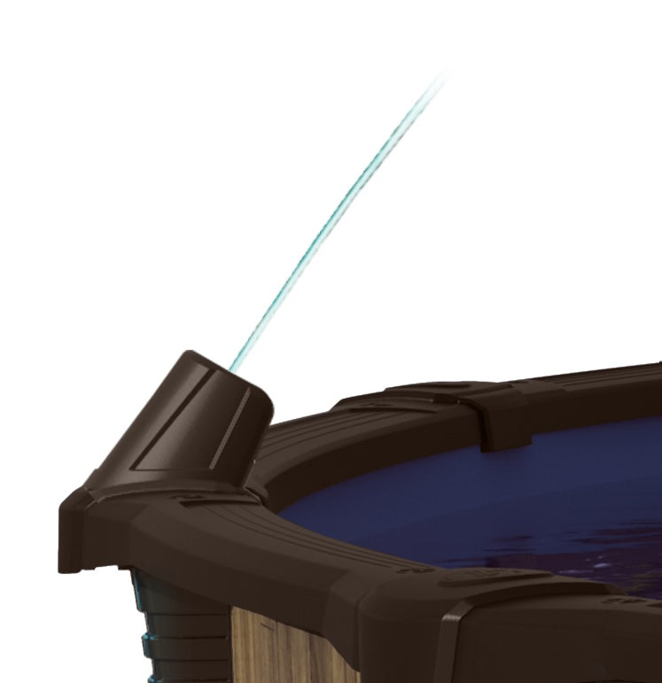 CARVIN® Woodstock 52" Round Resin Above Ground Swimming Pool