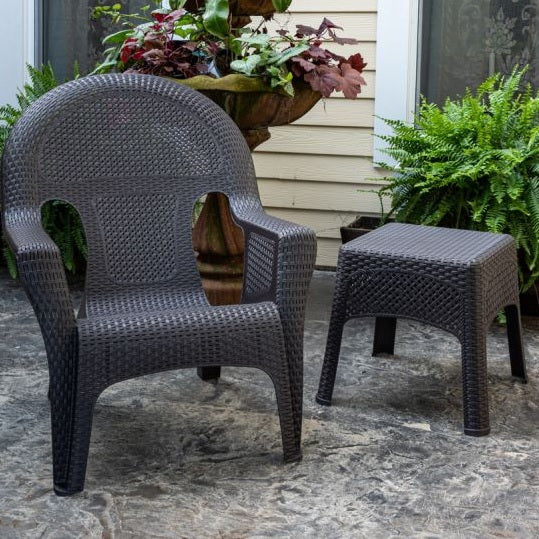 Woven Patio Side Tables