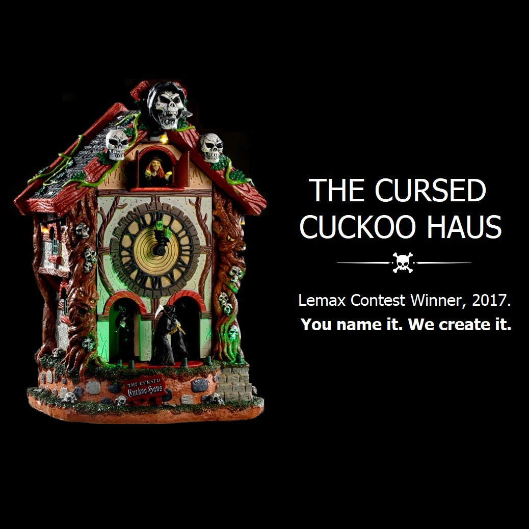 Lemax Spooky Town The Cursed Cuckoo Haus #95454