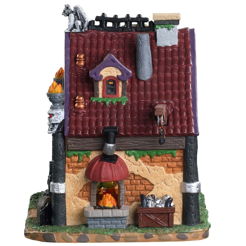 Lemax Spooky Town Death's Door Cemetery Gates #05614