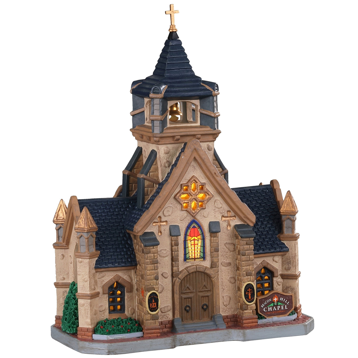 Lemax Caddington Village Lighted Building: Beacon Hill Chapel #05672