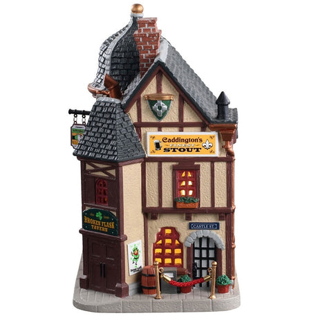 Lemax Caddington Village Lighted Building: Broken Flask Tavern #05647