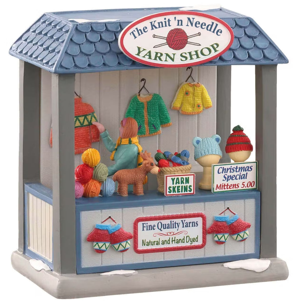 Lemax Caddington Village Table Piece: The Knit 'N Needle Yarn Shop #04760