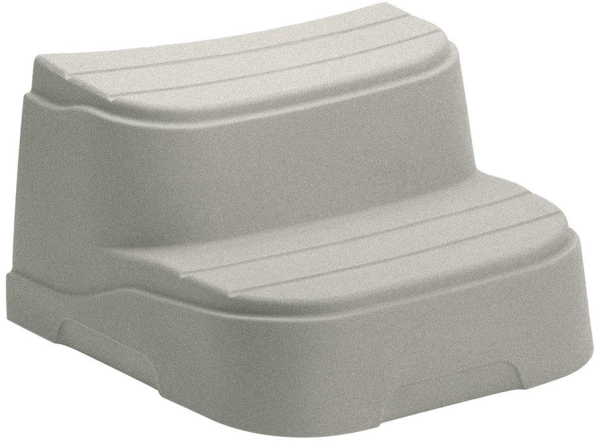 Curved Sand Roto Molded Spa Steps for Freeflow Cascina Hot Tub