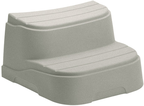 Curved Sand Roto Molded Spa Steps for Freeflow Cascina Hot Tub