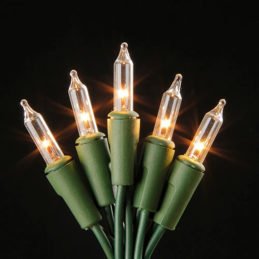 An up close look at mini warm white LED lights.