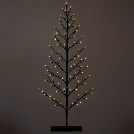 4' Flat Stick Twig Tree with LED Lights