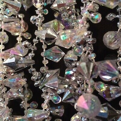 Iridescent beaded decorating garland.