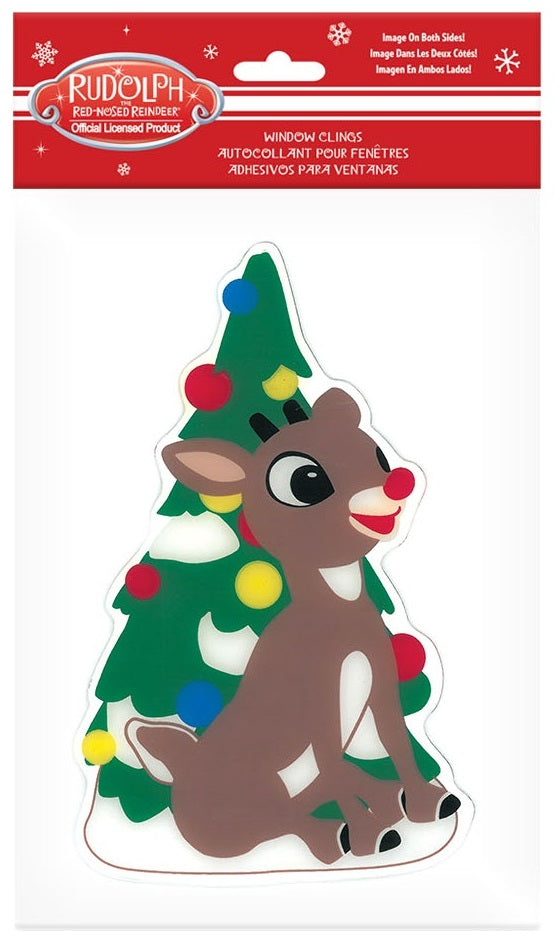 Rudolph the Red-Nosed Reindeer Gel Window Cling