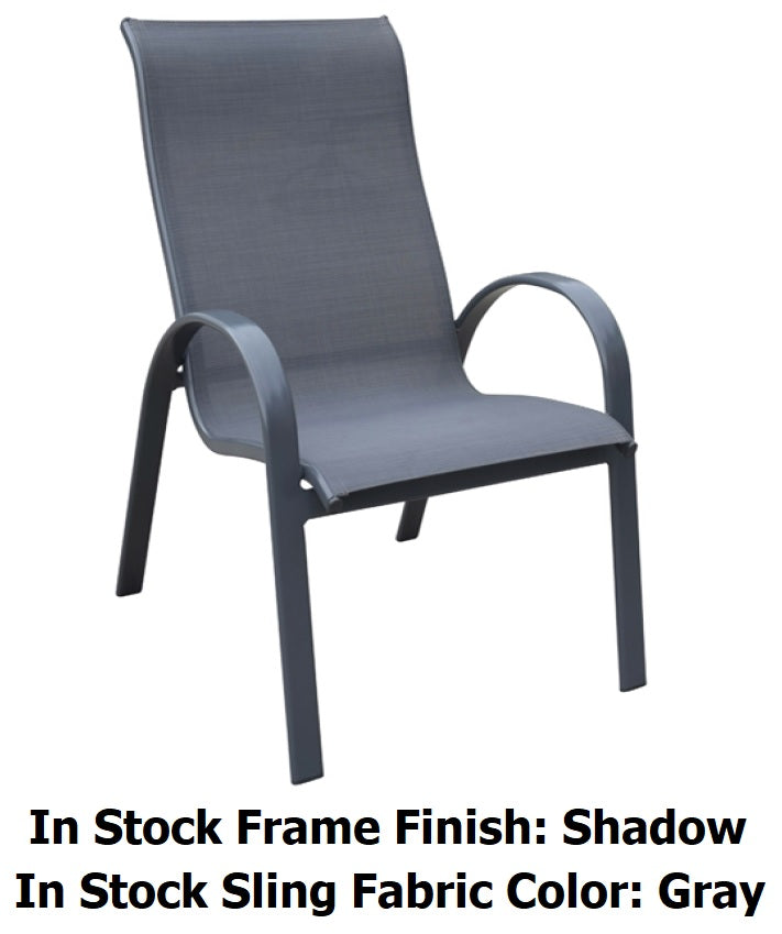 Dublin Gray Sling Spring Patio Dining Sets