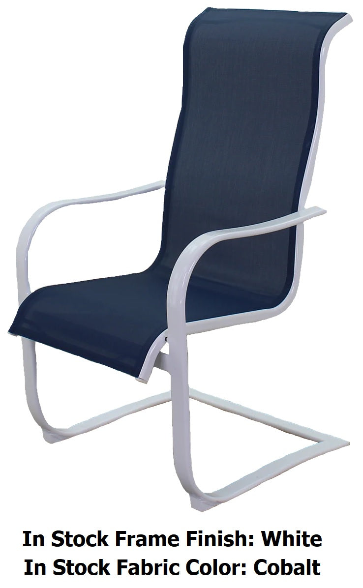 Dublin Cobalt Sling Spring Patio Dining Sets