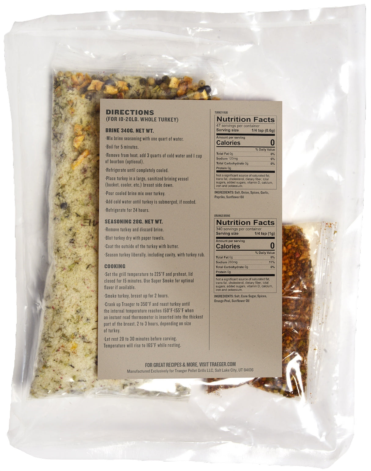 Traeger Turkey Blend with Brine Wood Pellets 20 lb. Bag