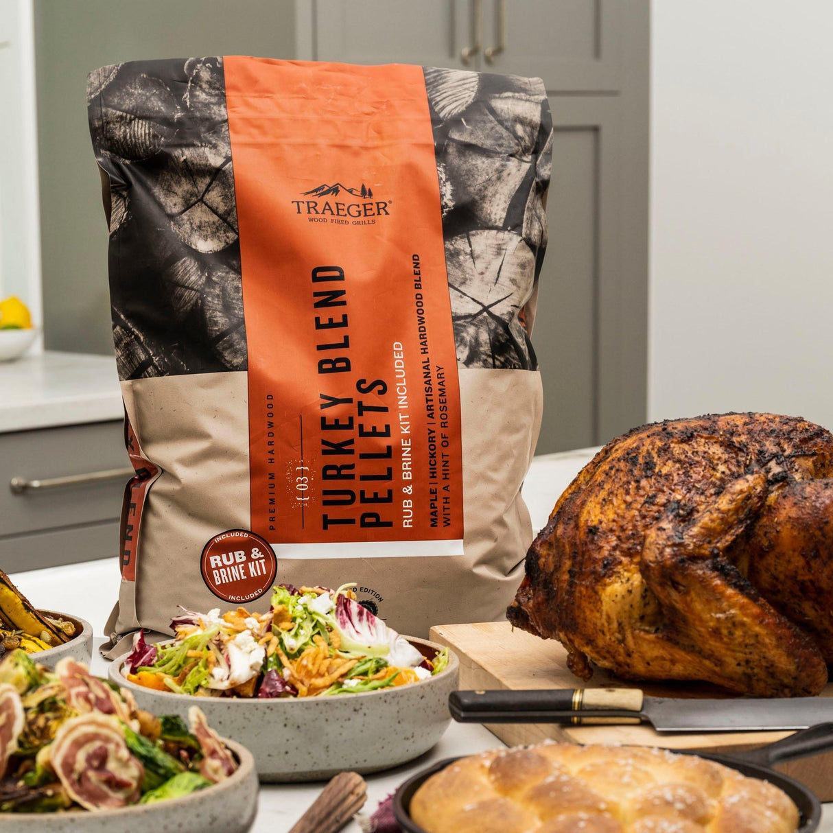 Traeger Turkey Blend with Brine Wood Pellets 20 lb. Bag