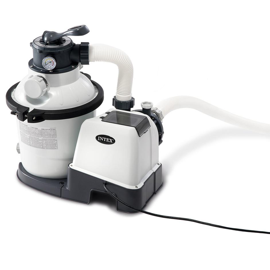 Intex Krystal Clear™ 2100 GPH Sand Filter Pump, 110-120V with GFCI