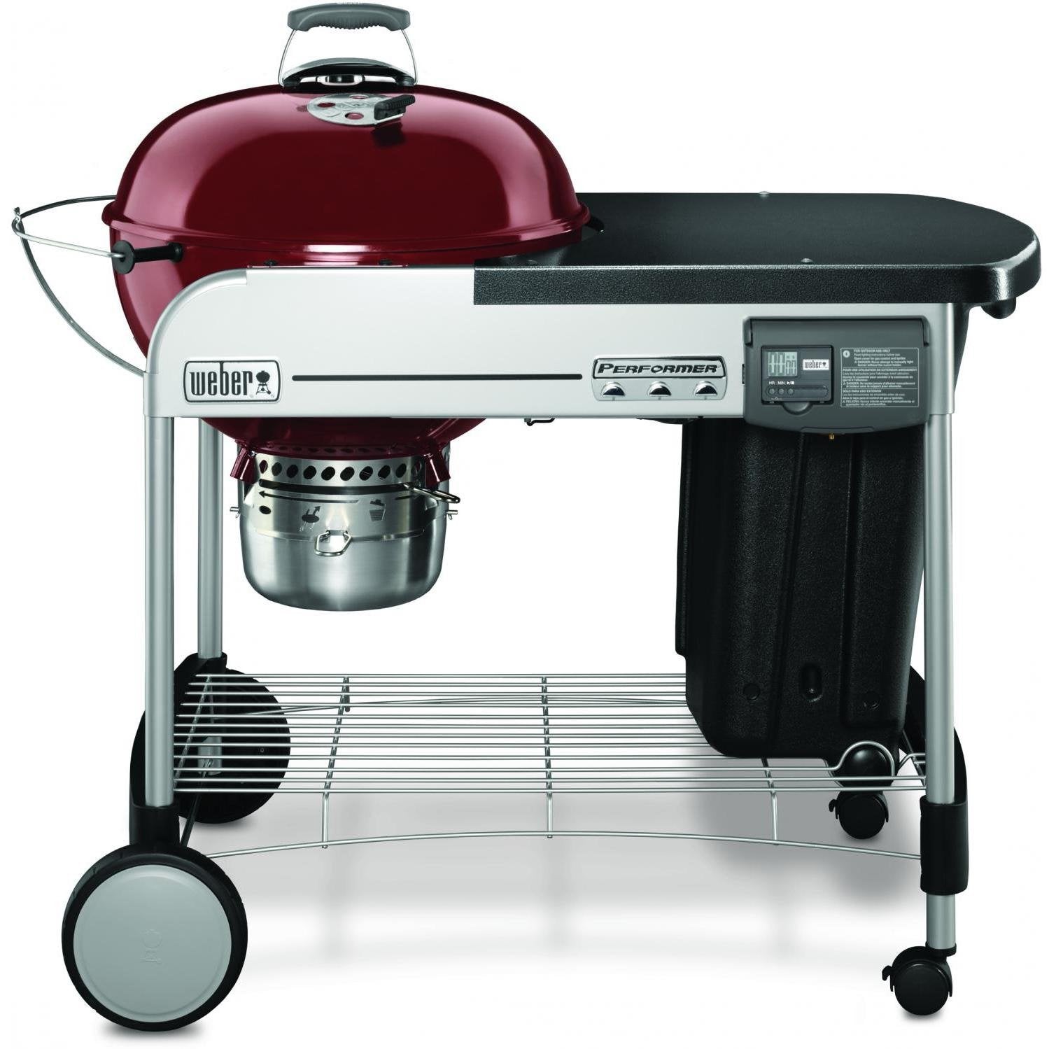 Weber Performer Deluxe 22" Crimson Charcoal Grill