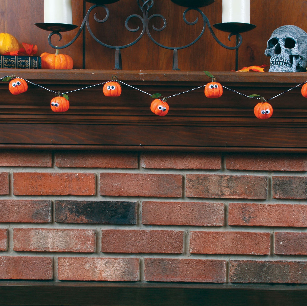 Fun Halloween garland for decorating. One is ghosts, one is pumpkins and one is spiders.