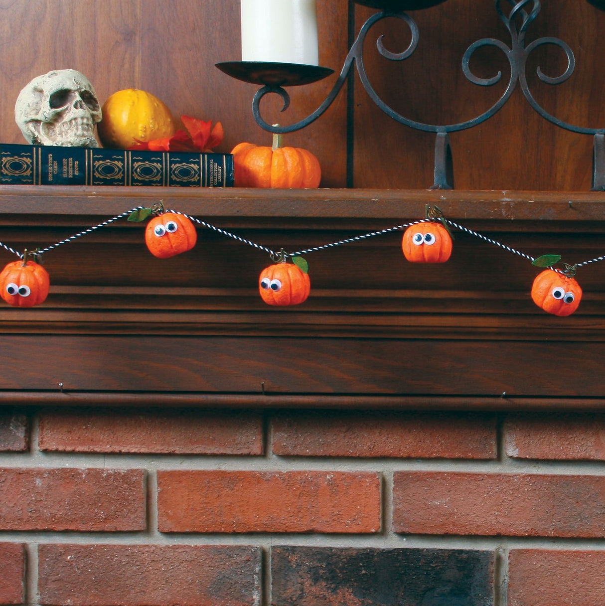 Fun Halloween garland for decorating. One is ghosts, one is pumpkins and one is spiders.