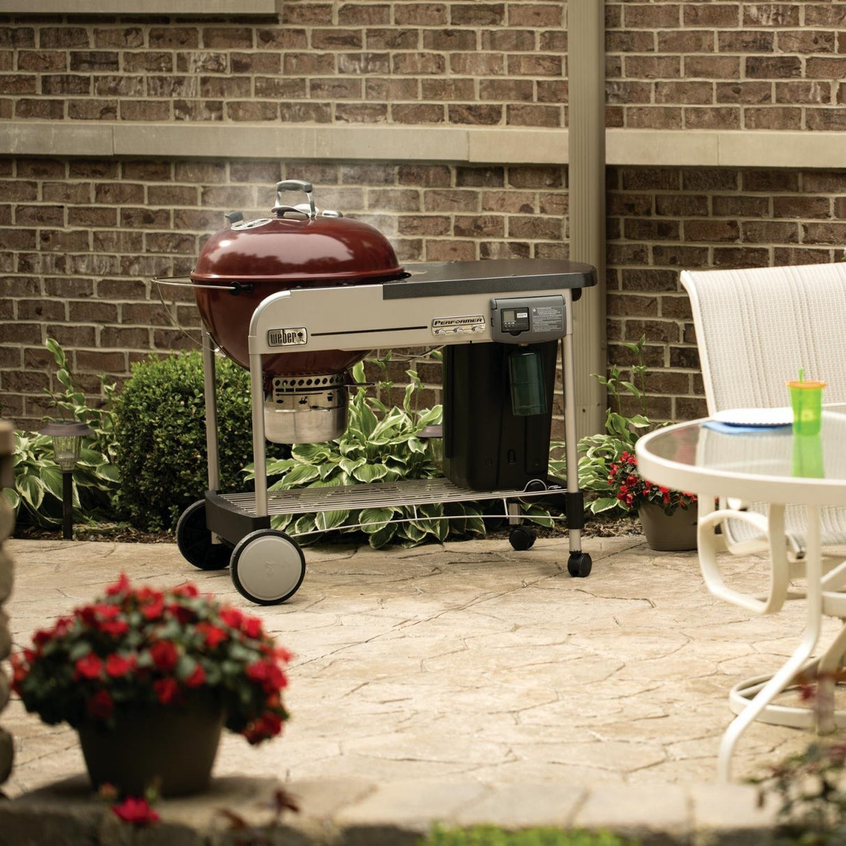 Weber Performer Deluxe 22" Crimson Charcoal Grill