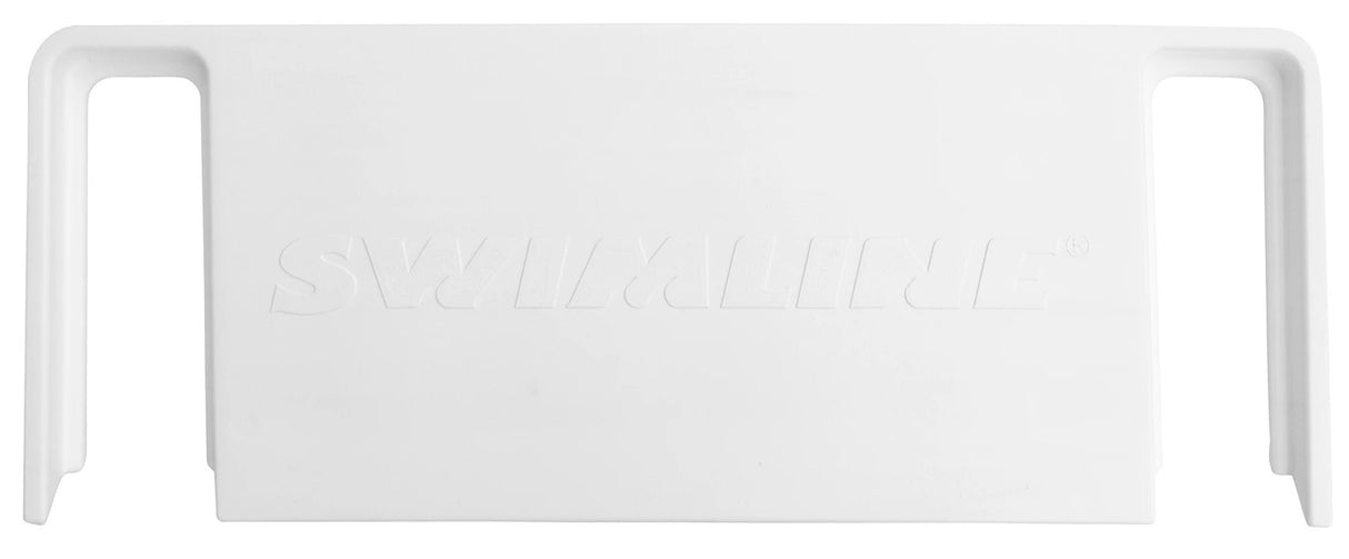 Poolside basketball hoop.