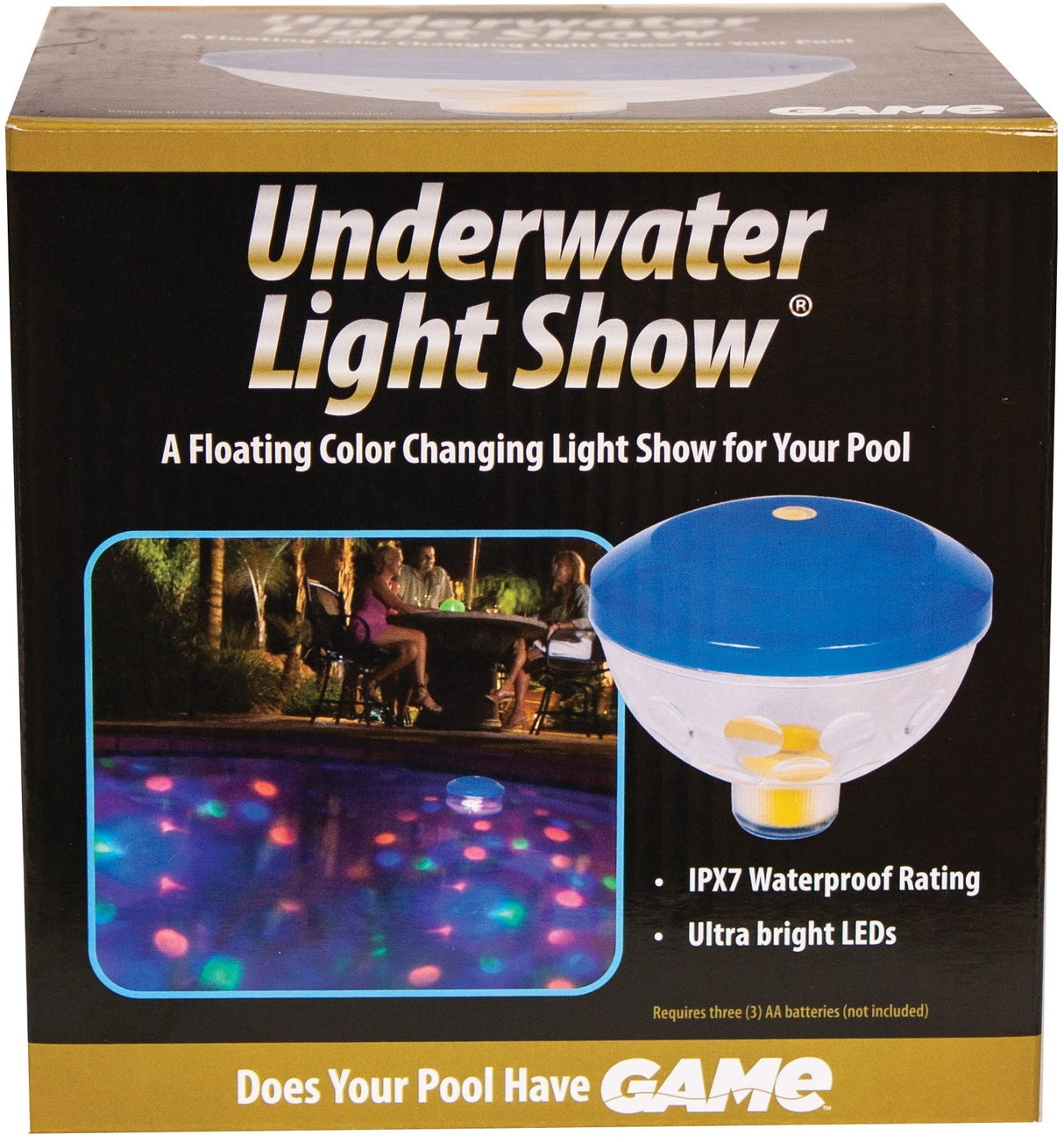 GAME Floating Underwater Light Show