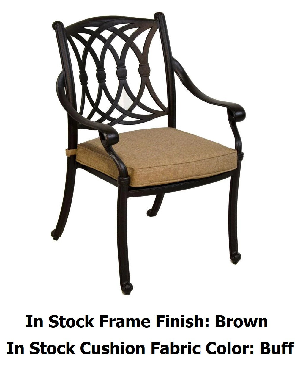 Madison Cast Aluminum Cushioned Patio Dining Sets