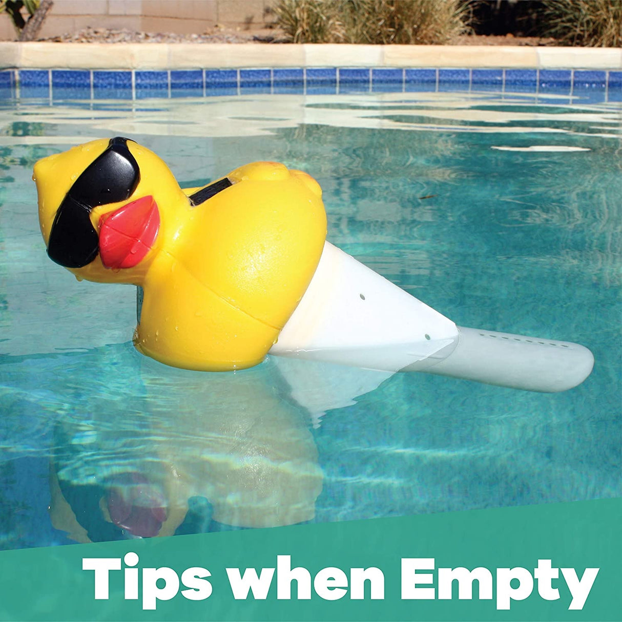 Solar Powered LED Derby Duck Pool Chlorinator 8002