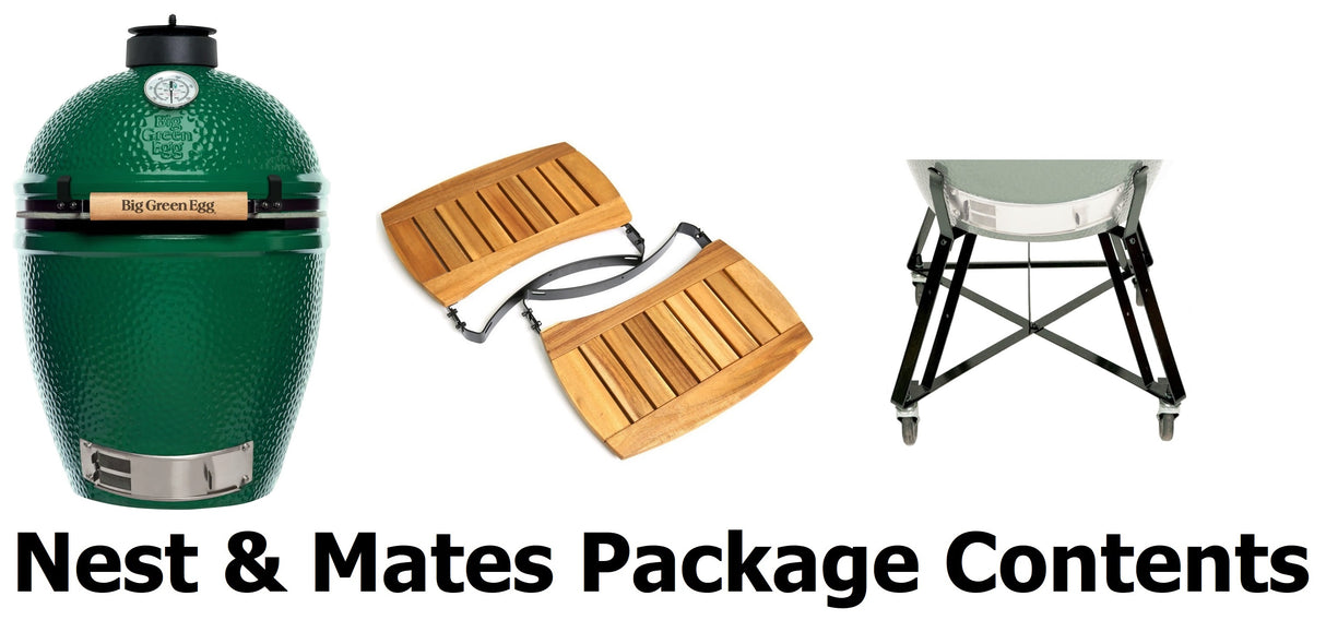 Big Green Egg Medium EGG Grill with Nest Option